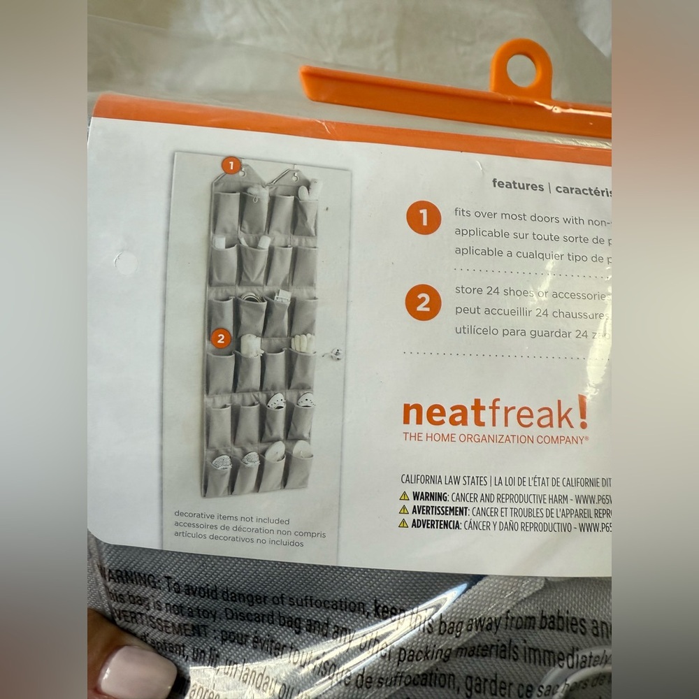Neatfreak | 24 Pocket Shoe Organizer | Closet Accessory Storage NIP - Picture 5 of 6